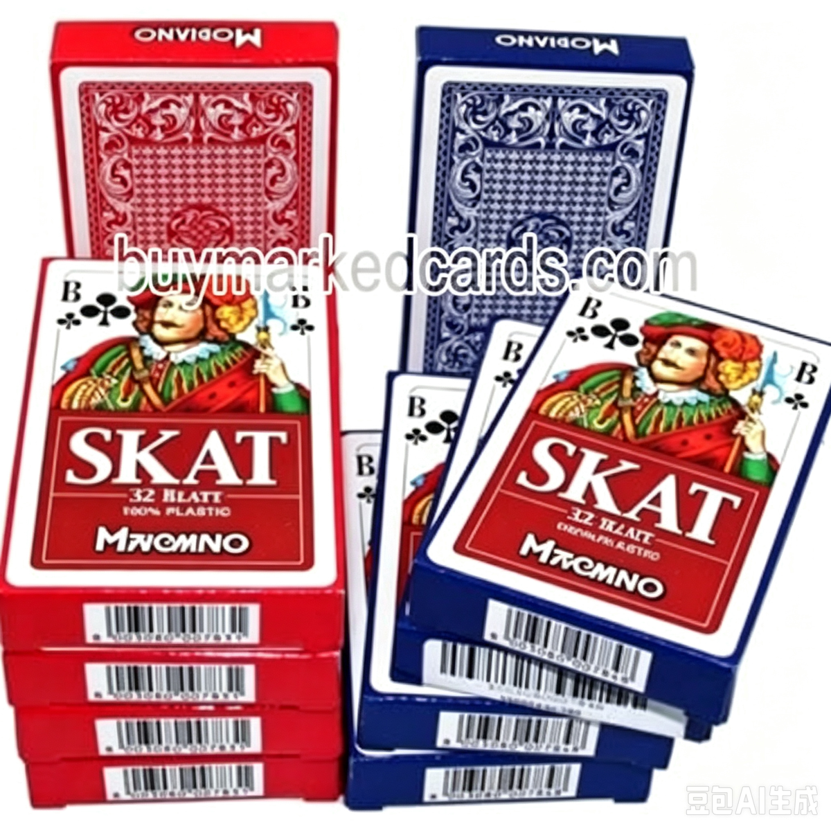 Modiano Spielkarten mit Skat-Markierung