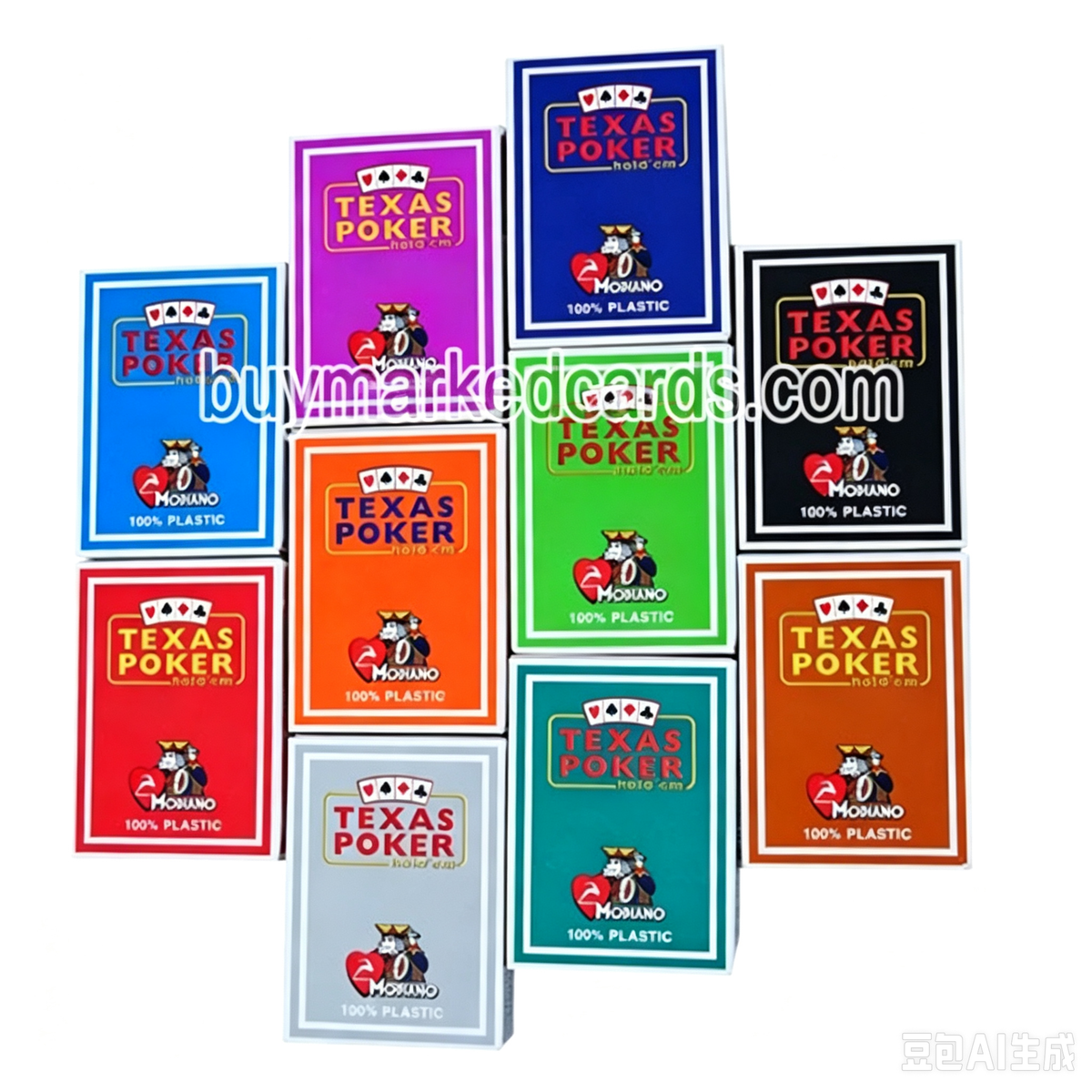 Modiano Texas Holdem markierte Karten