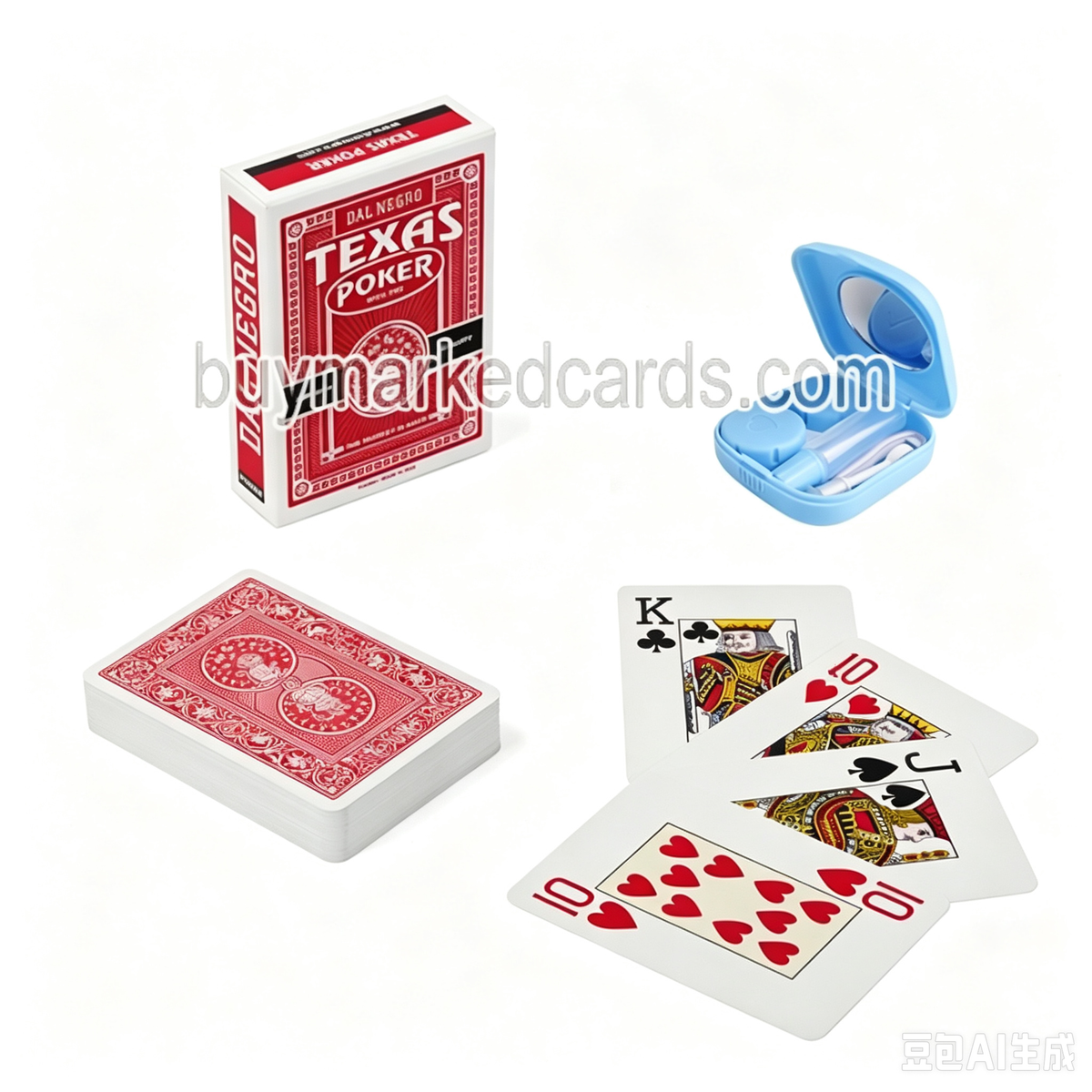Dal Negro Texas Holdem Markierungskarte 